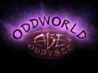 Oddworld Abe's Oddysee title screen for Playstation